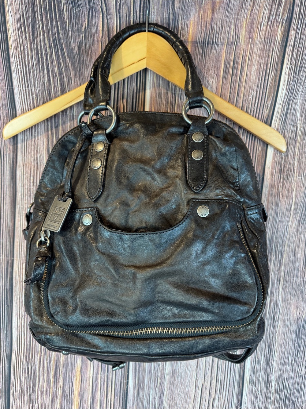 Vintage Frye Elaine Convertible Backpack Bag